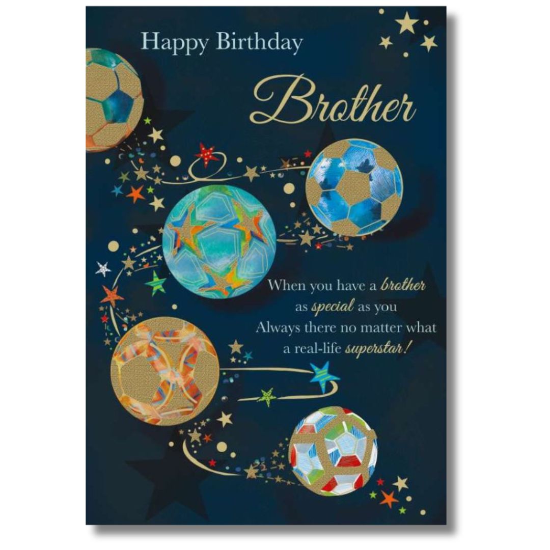 Noel Tatt Happy Birthday Brother  - Greeting Card