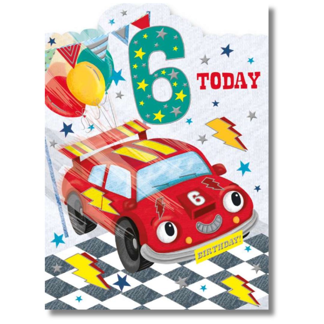 Noel Tatt 6 Today Birthday - Greeting Card