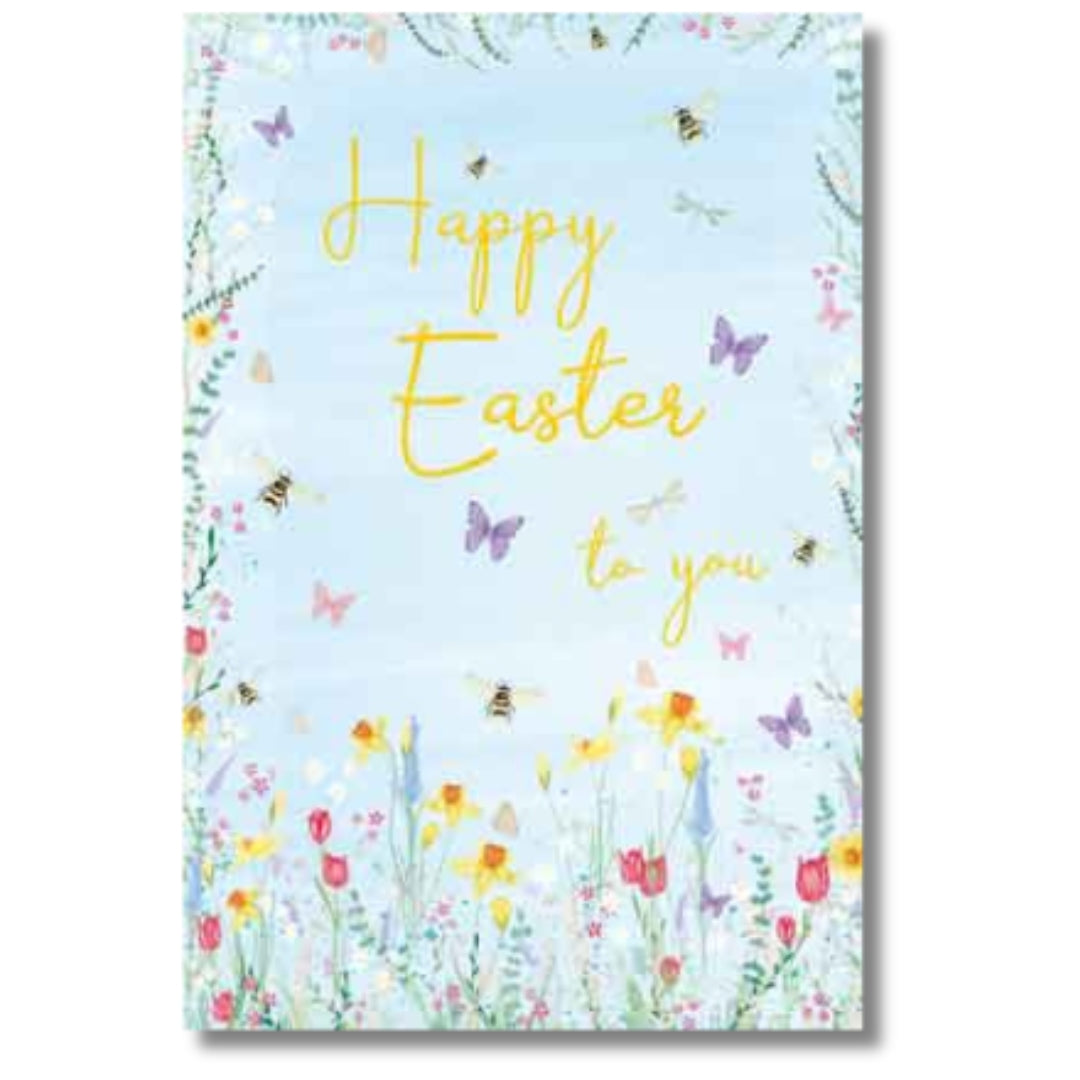 Noel Tatt Happy Easter To You - A Pack Of 4 Greeting Cards Of 1 Design