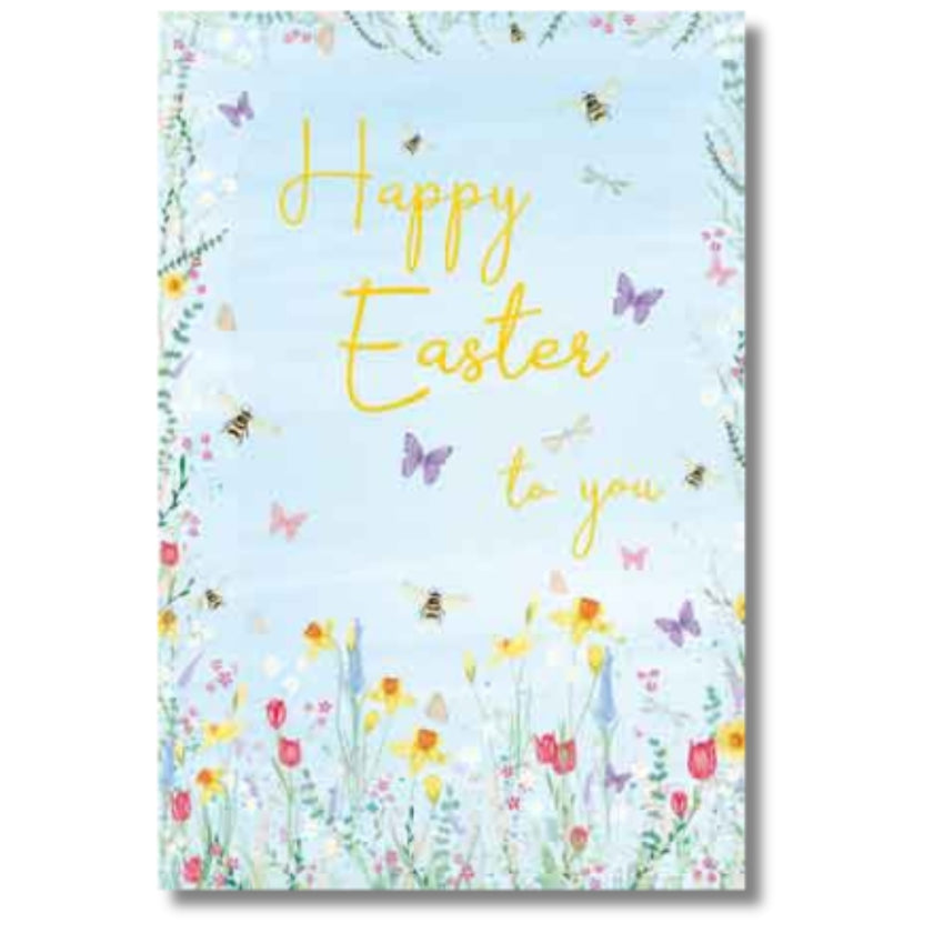 Noel Tatt Happy Easter To You - A Pack Of 4 Greeting Cards Of 1 Design