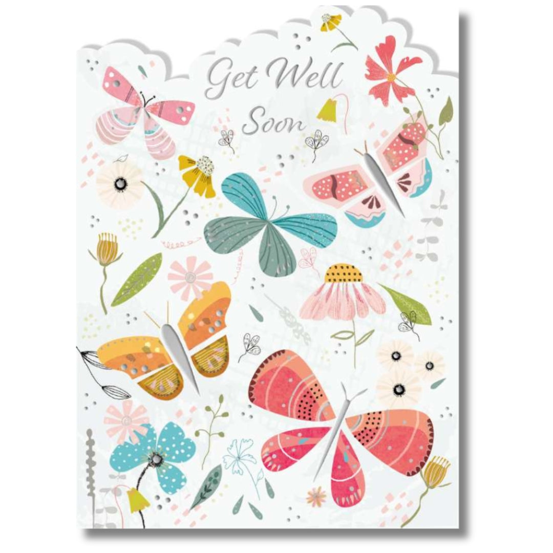 Noel Tatt Get Well Soon - Greeting Card