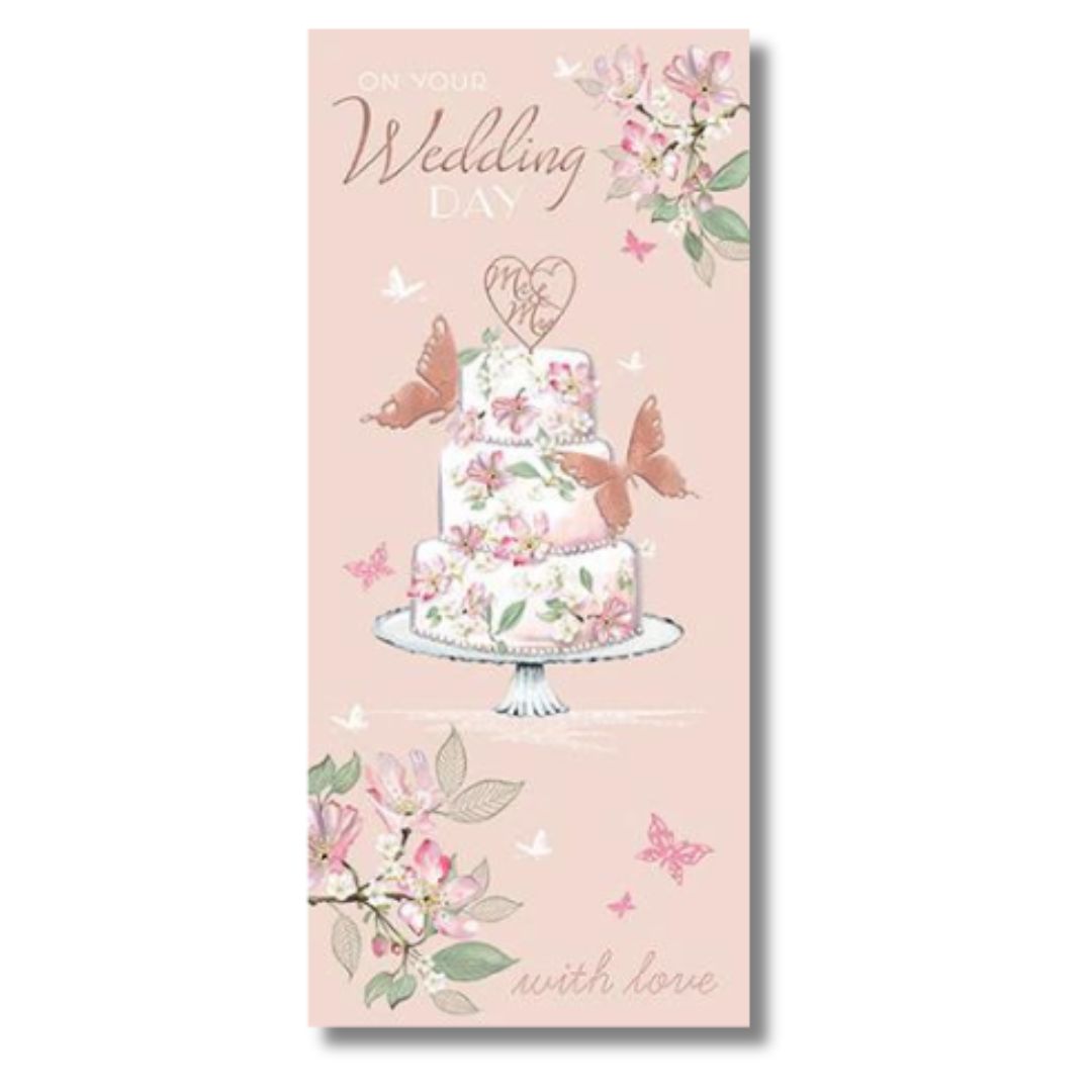 Noel Tatt On Your Wedding Day - Greeting Card Money Wallet