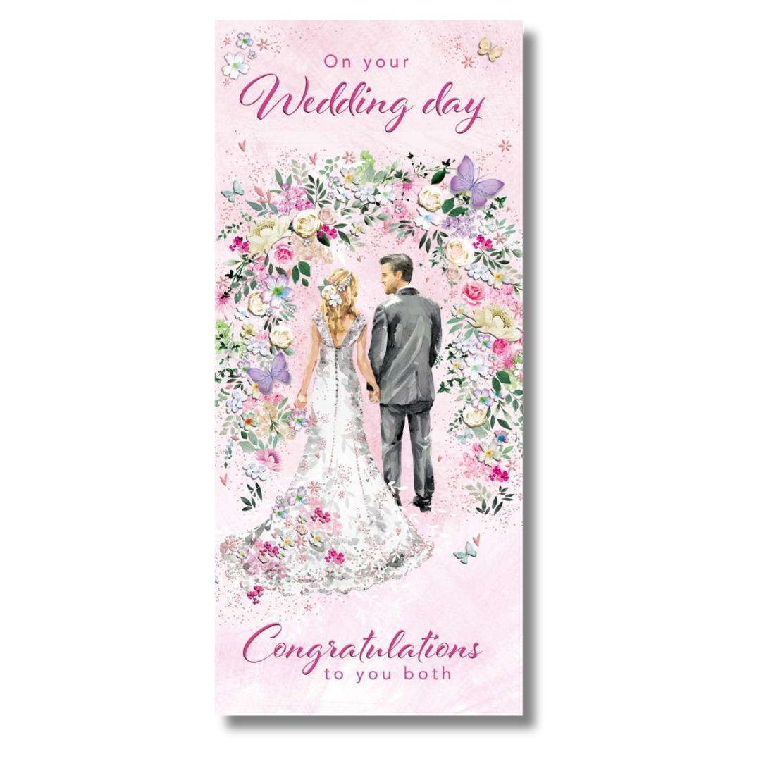 Noel Tatt On Your Wedding Day Greeting Cards Money Wallet