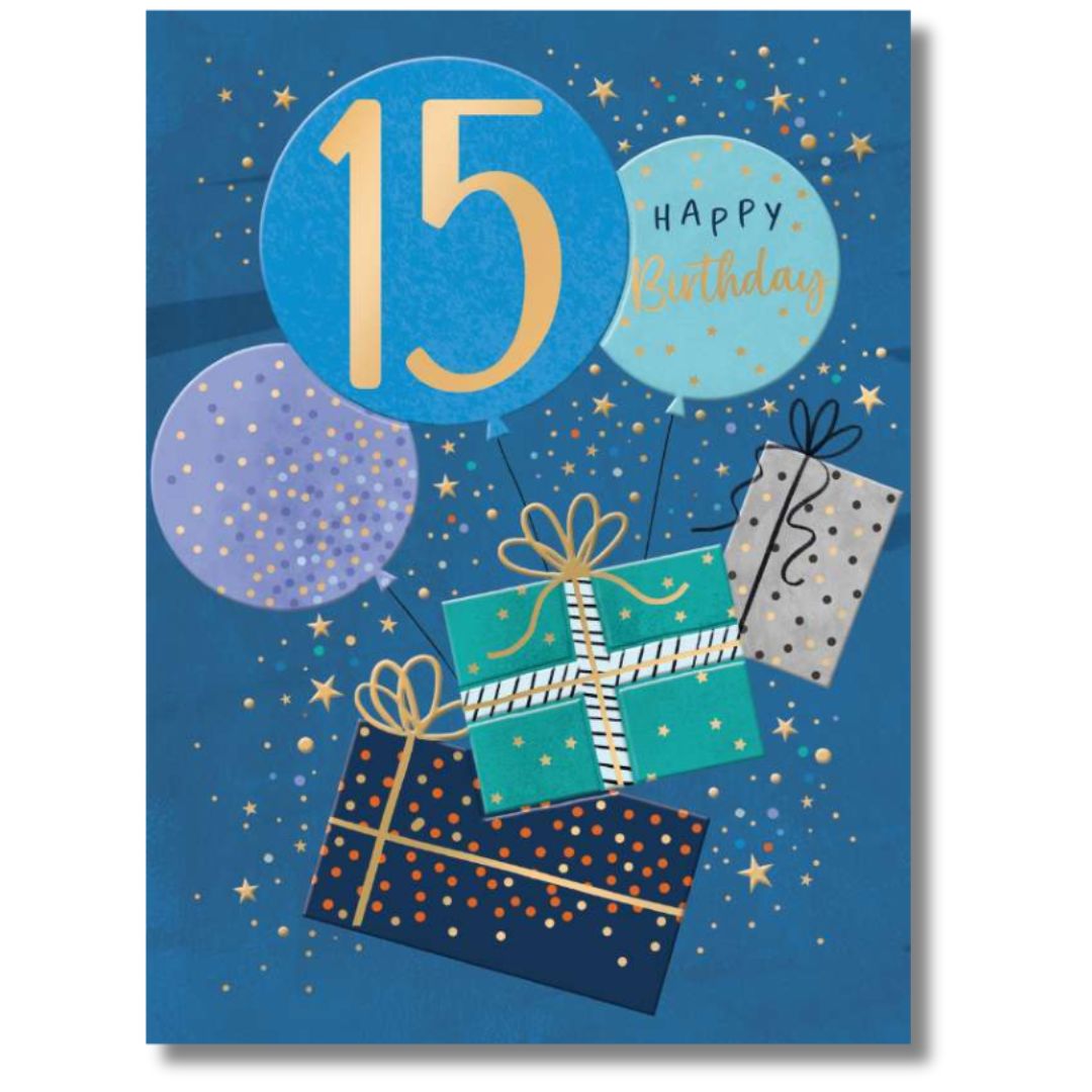 Noel Tatt 15 Happy Birthday - Greeting Card