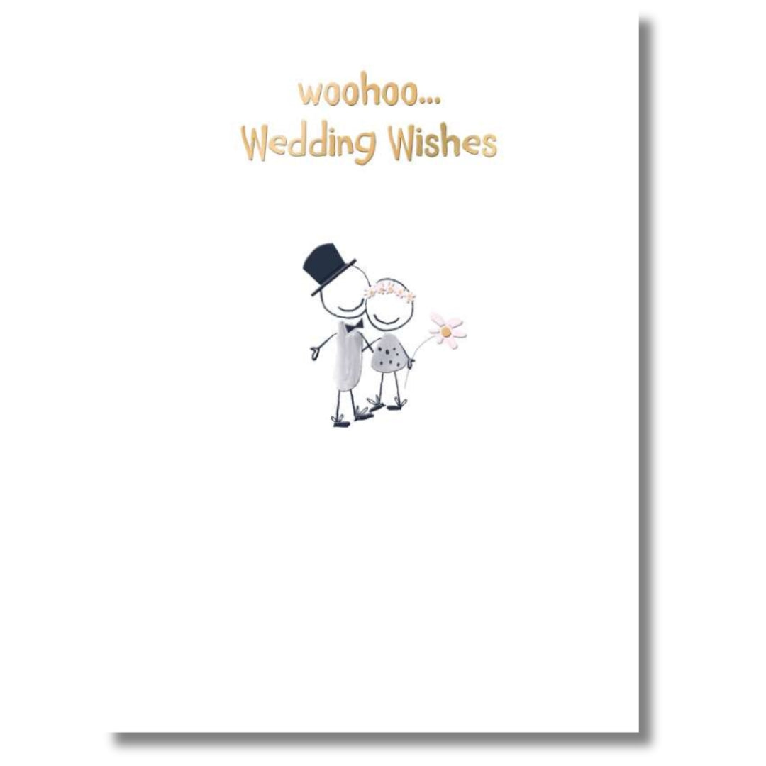 Noel Tatt Woohoo... Wedding Wishes - Greeting Card