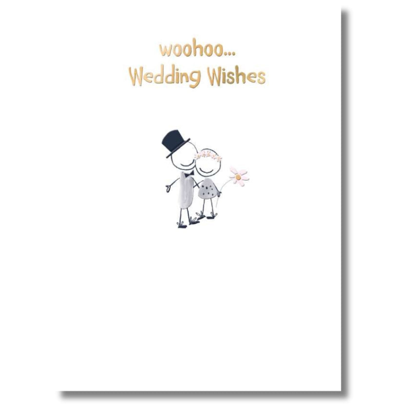 Noel Tatt Woohoo... Wedding Wishes - Greeting Card