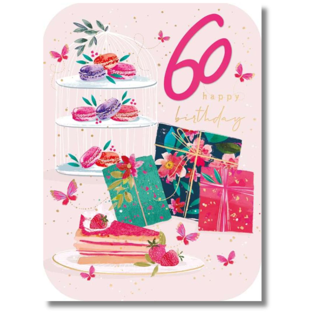 Noel Tatt 60-Sixty Happy Birthday - Greeting Card