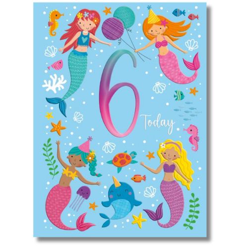Noel Tatt 6 Today Birthday - Greeting Card