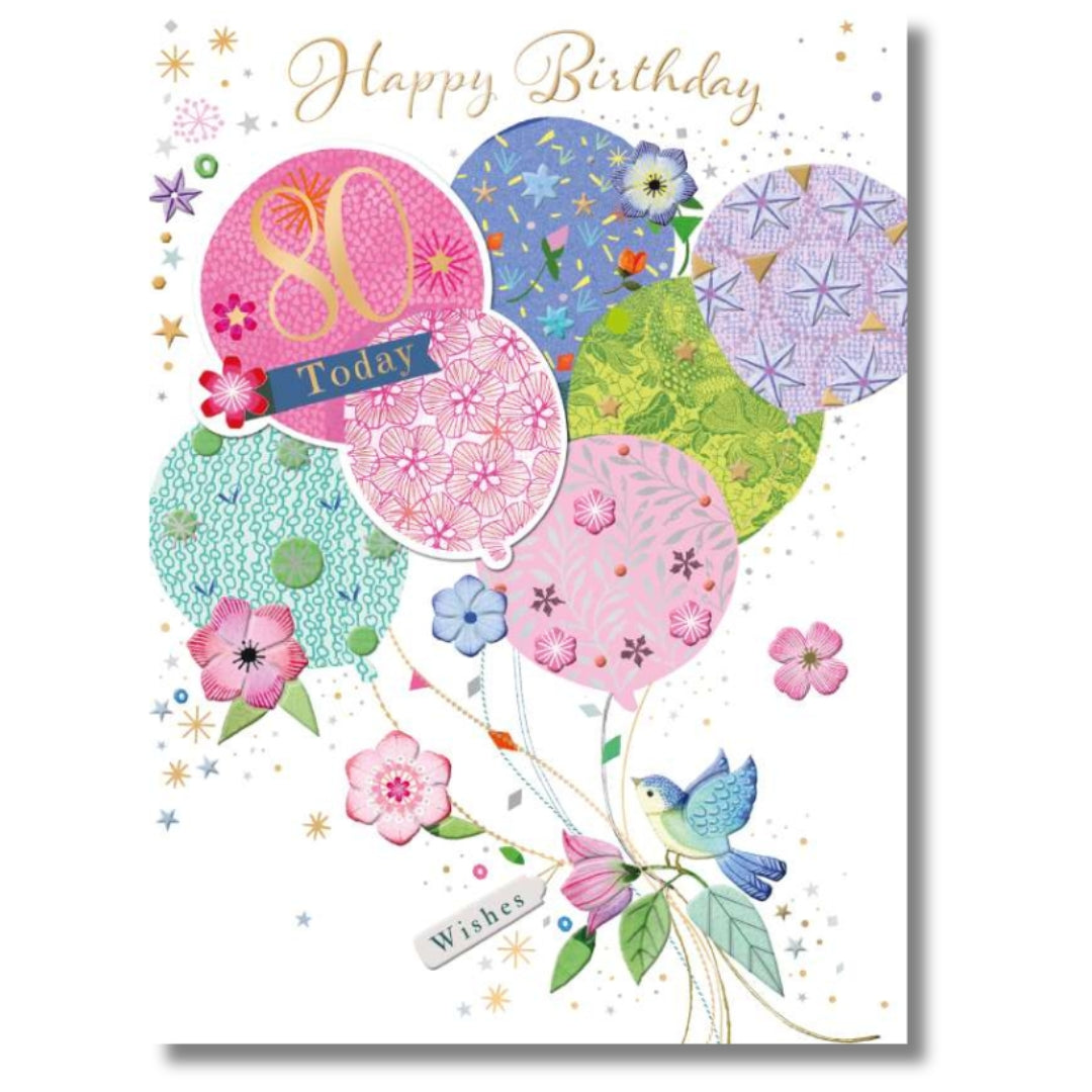 Noel Tatt Happy Birthday 80th Today - Greeting Card