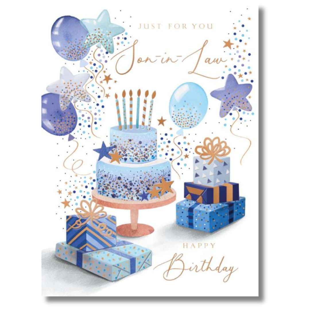 Noel Tatt Just For You Son-In-Law Happy Birthday - Greeting Card