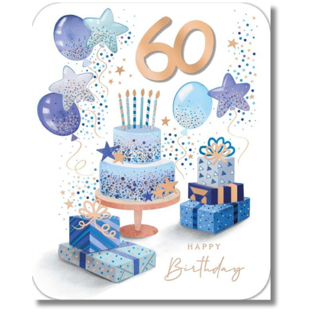 Noel Tatt 60 Happy Birthday - Greeting Card