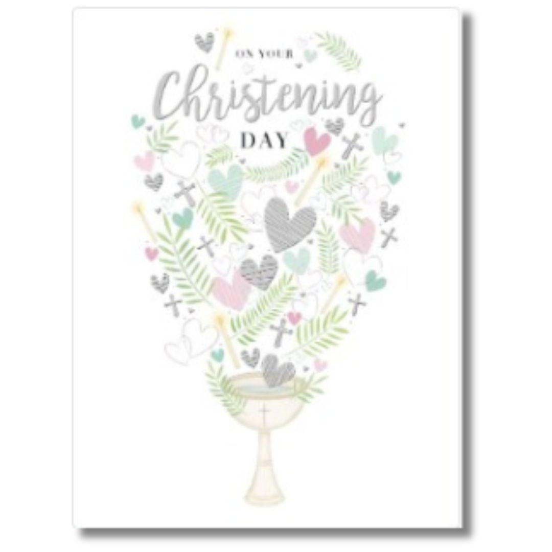 Noel Tatt On Your Christening Day - Greeting Card