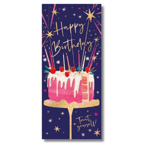 Noel Tatt Happy Birthday Treat Yourself! - Money Wallet