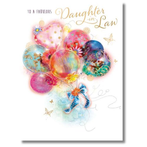 Noel Tatt To A Fabulous Daughter-in-law Happy Birthday - Greeting Card