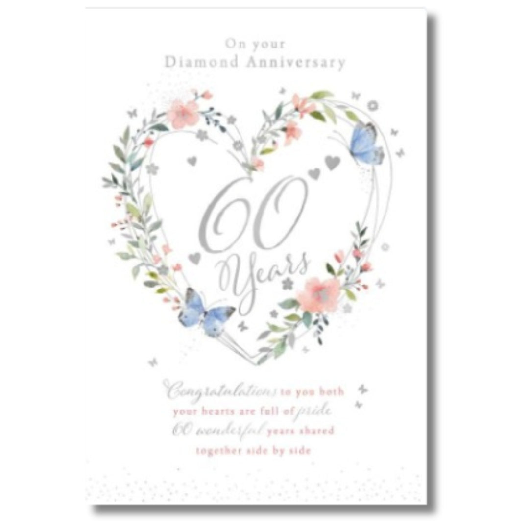 Noel Tatt On Your Diamond Anniversary 60 Years - Greeting Card