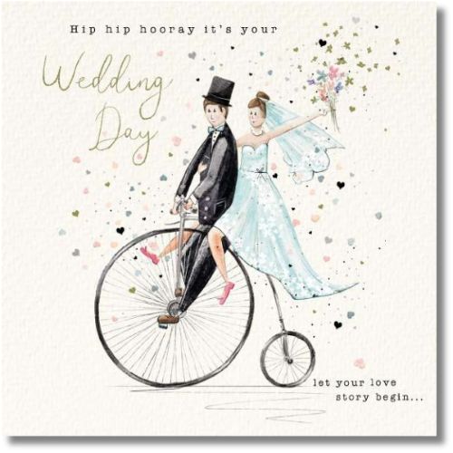 Noel Tatt Hip Hip Hooray It's Your Wedding Day - Greeting Card