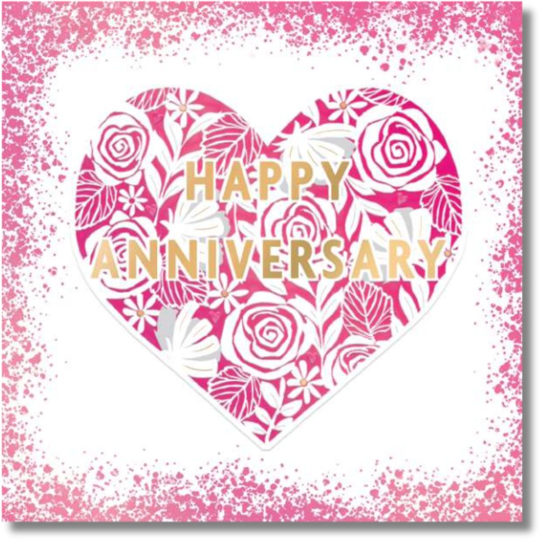 Noel Tatt Happy Anniversary - Greeting Card