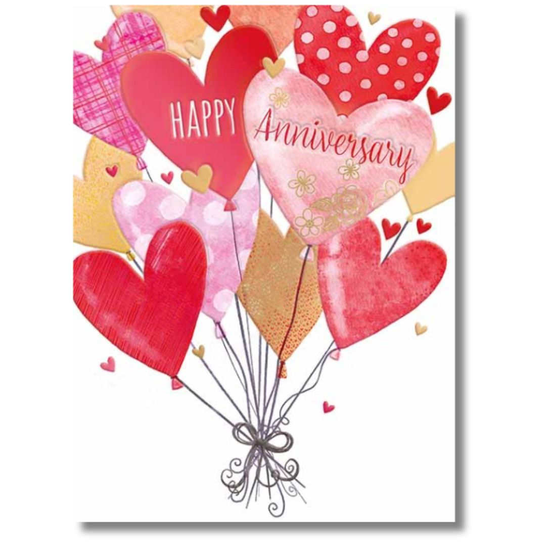 Noel Tatt Happy Anniversary - Greeting Card