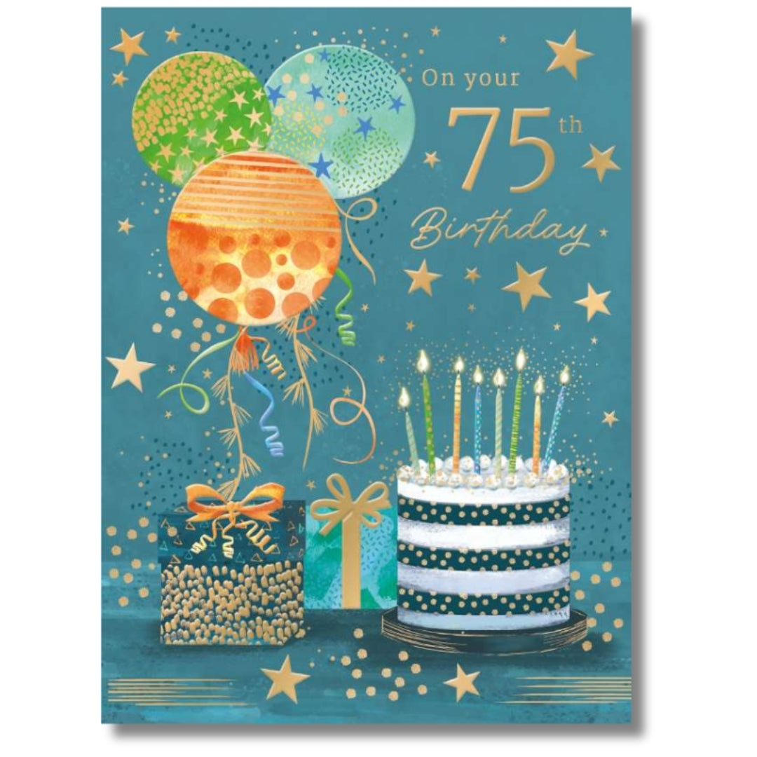 Noel Tatt On Your 75th Birthday - Greeting Card