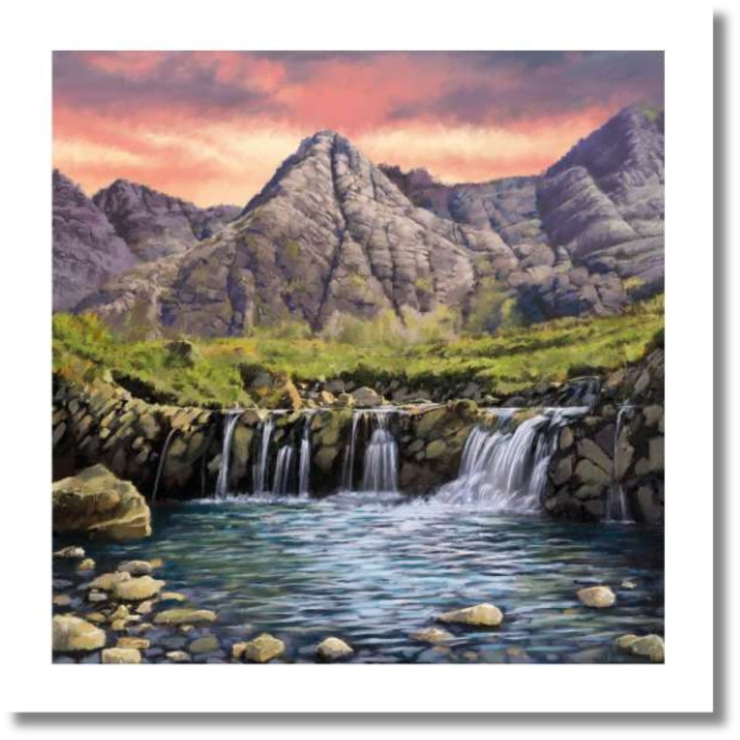 Noel Tatt View - Blank Greeting Card