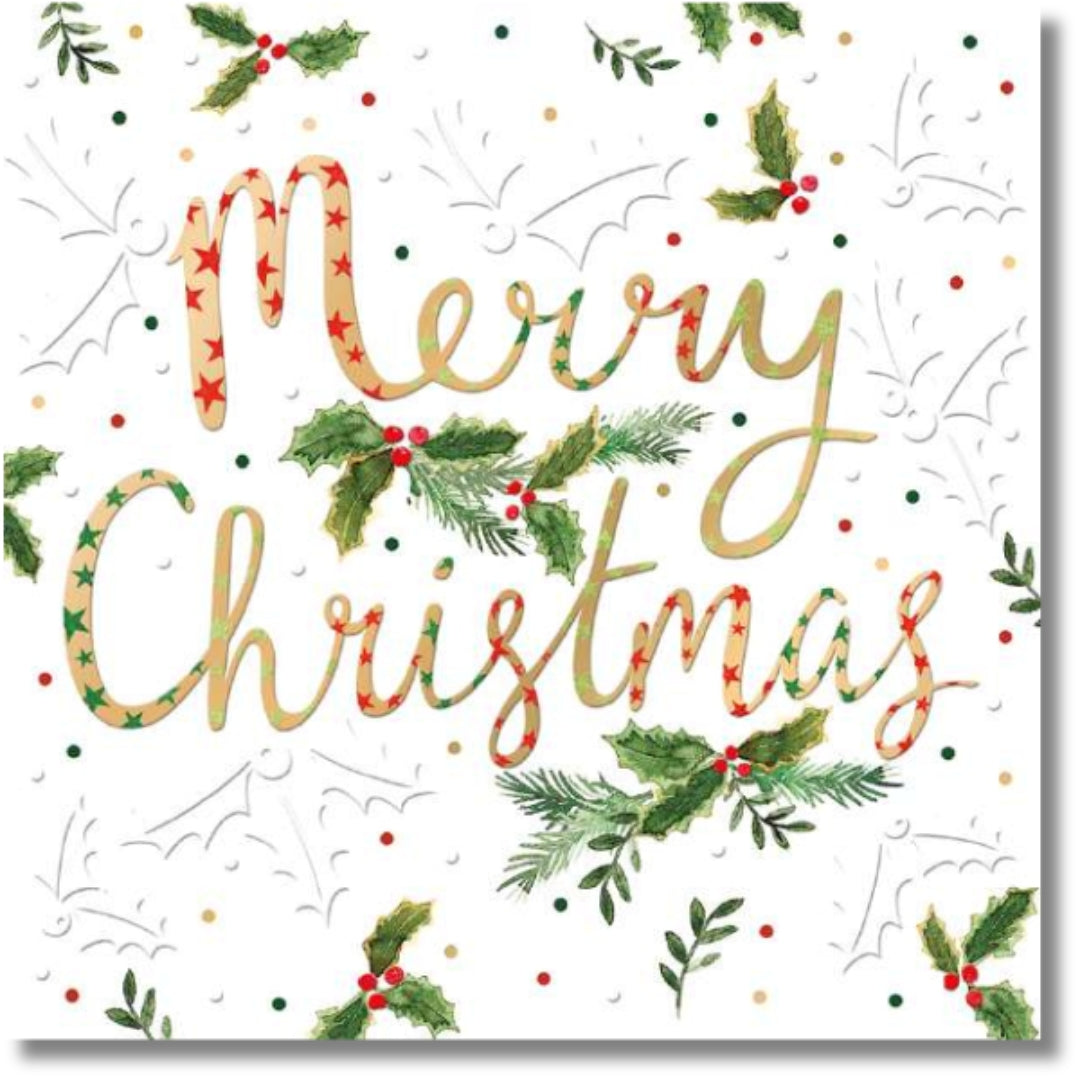 Noel Tatt A Box Of 8 Christmas Cards - Merry Christmas