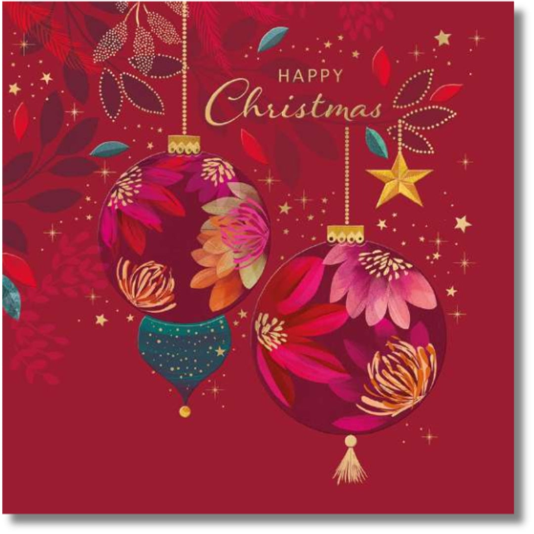 Noel Tatt A Box Of 8 Christmas Cards - Happy Christmas