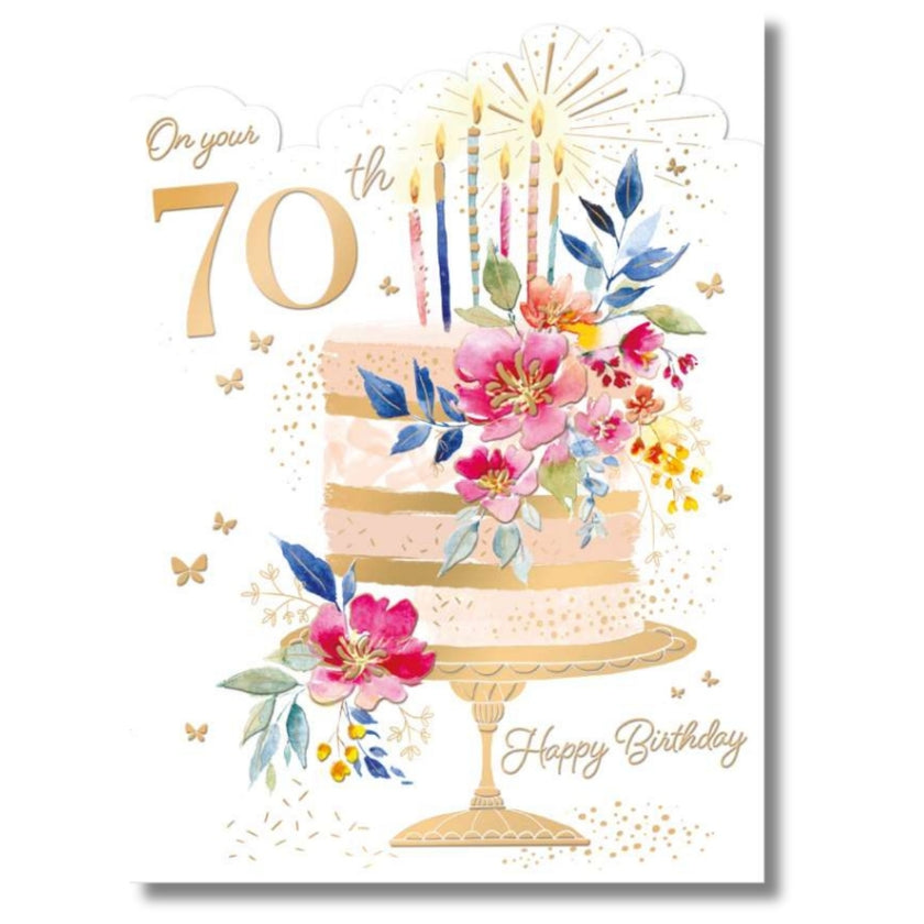 Noel Tatt On Your 70th Happy Birthday - Greeting Card