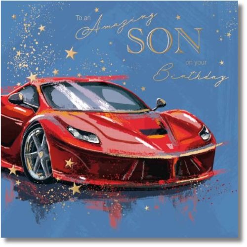 Noel Tatt To An Amazing Son On Your Birthday - Greeting Card