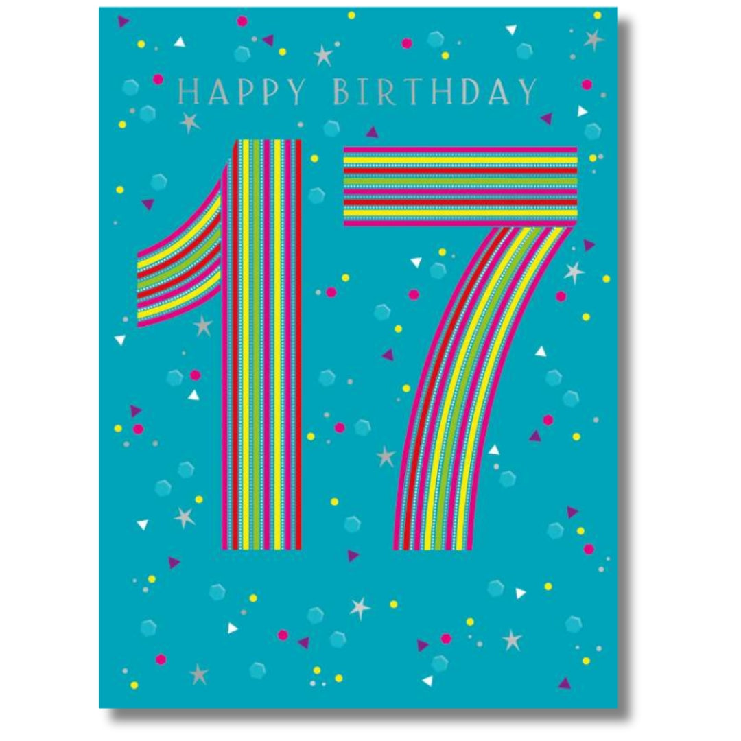 Noel Tatt Happy Birthday 17 - Greeting Card