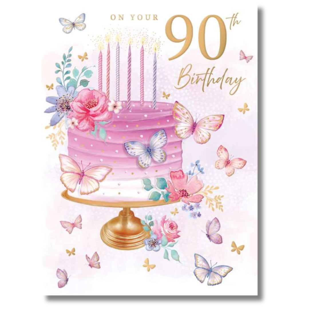 Noel Tatt On Your 90th Birthday - Greeting Card