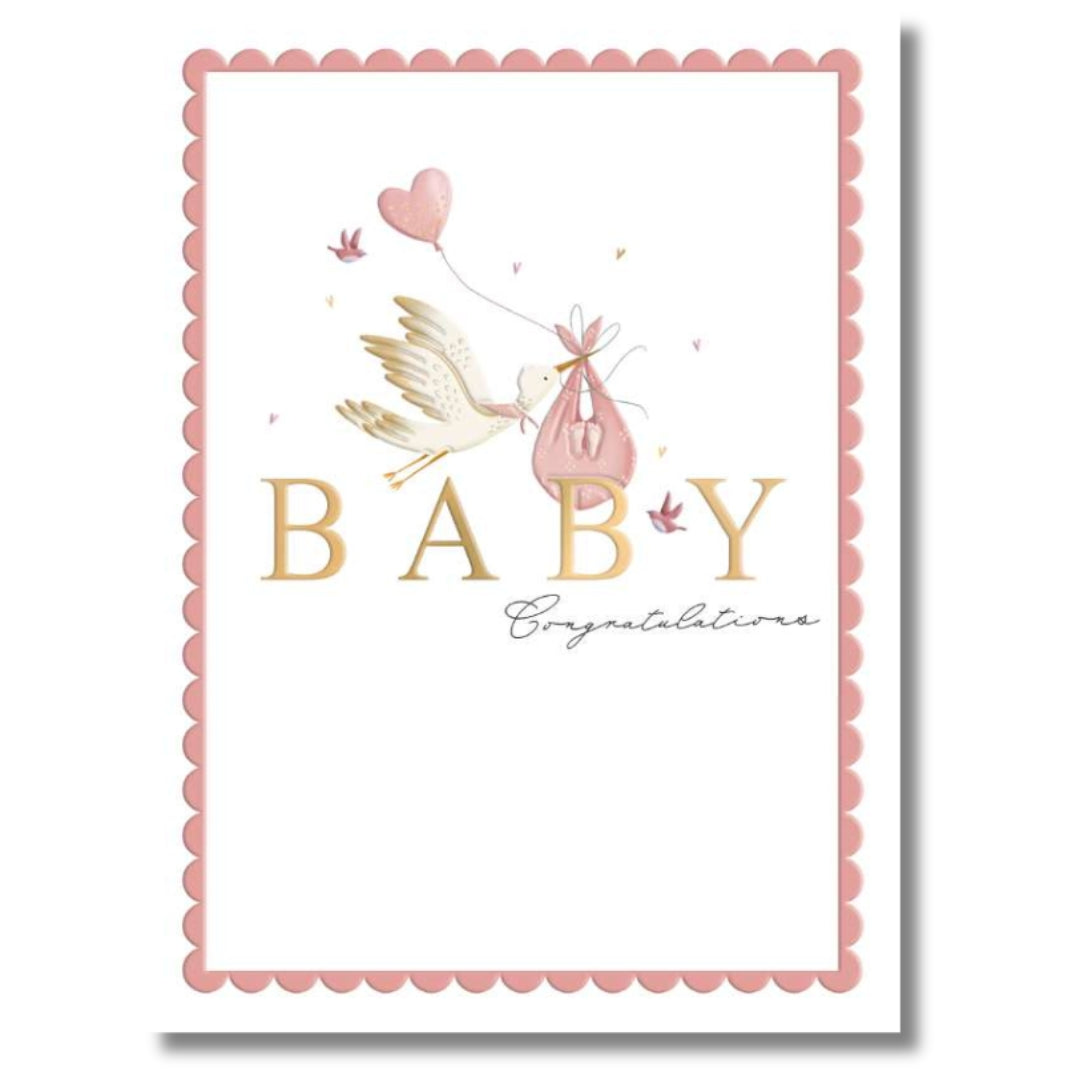 Noel Tatt Baby Congratulations - Greeting Card