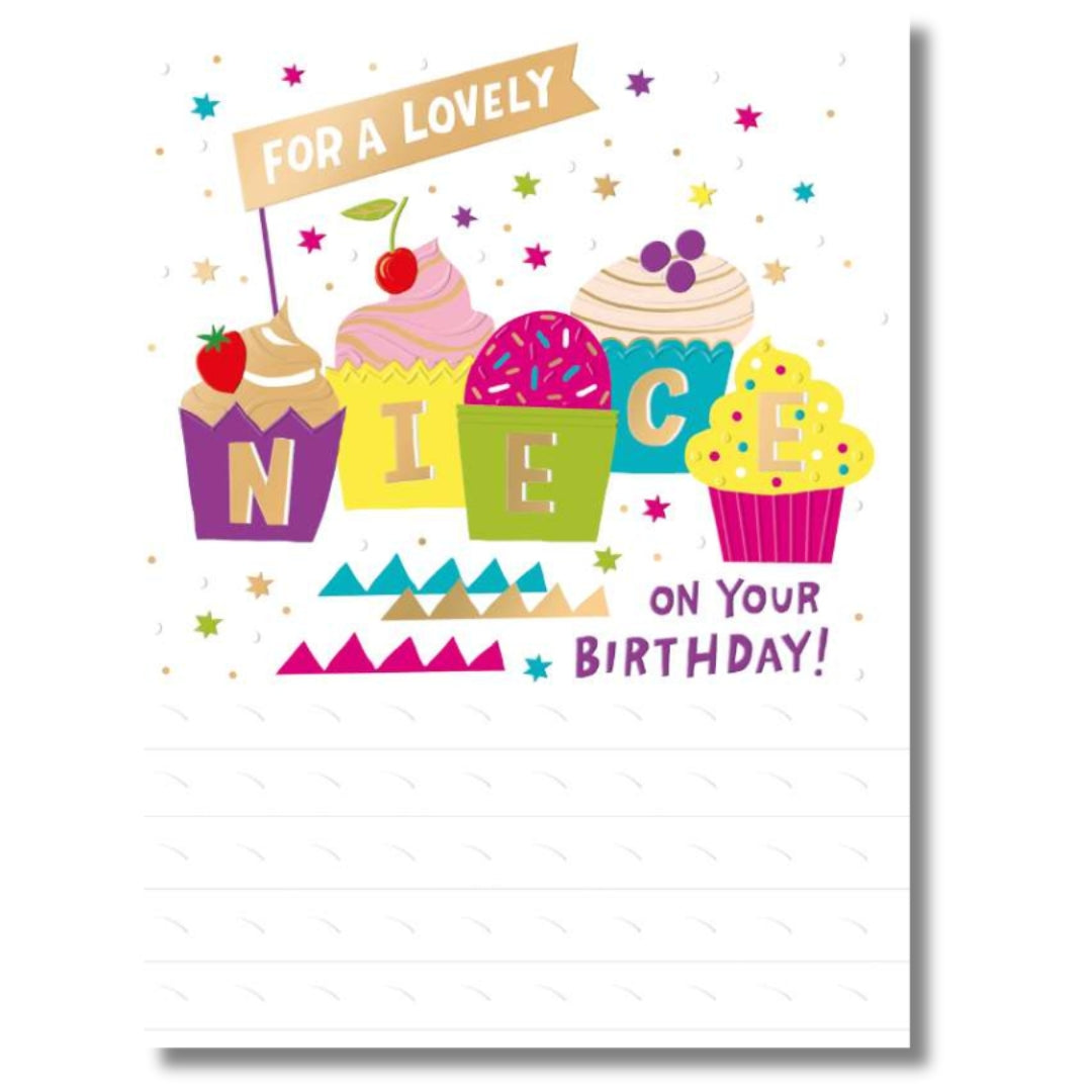 Noel Tatt For A Lovely Niece On Your Birthday! - Greeting Card
