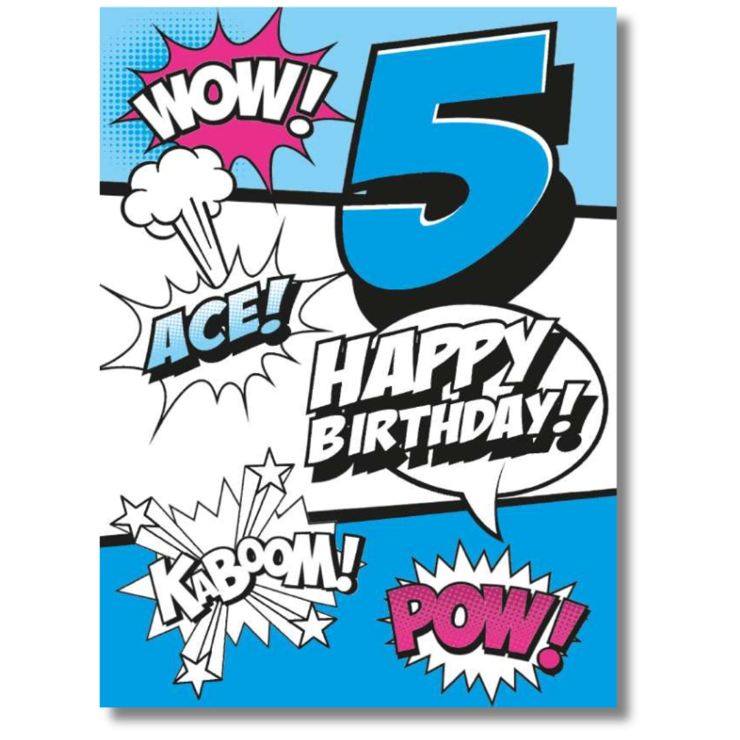 Noel Tatt 5 Happy Birthday - Greeting Card