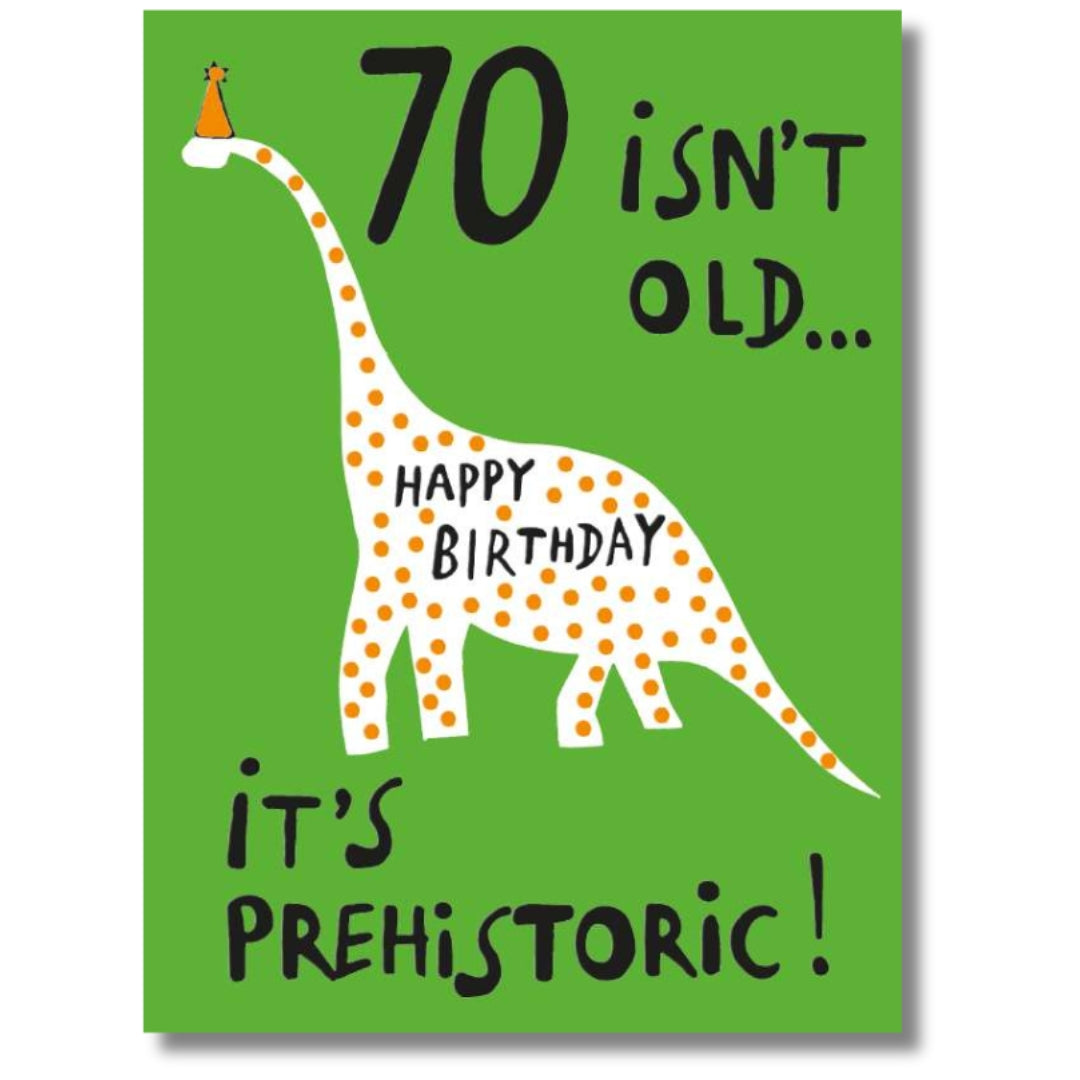 Noel Tatt Happy 70th Birthday - Greeting Card