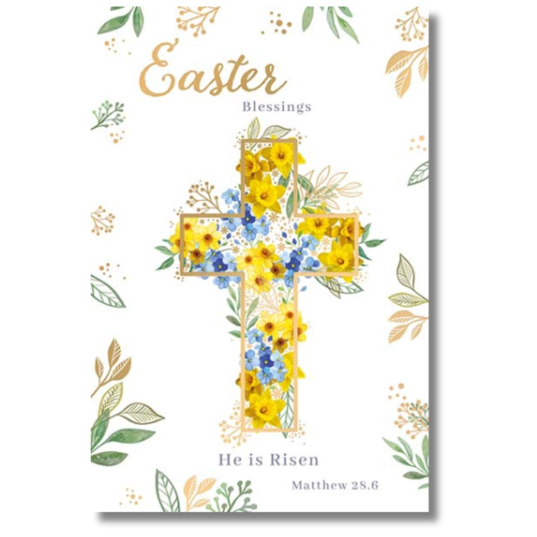 Noel Tatt Easter Blessings - A Pack Of 4 Greeting Cards Of 1 Design