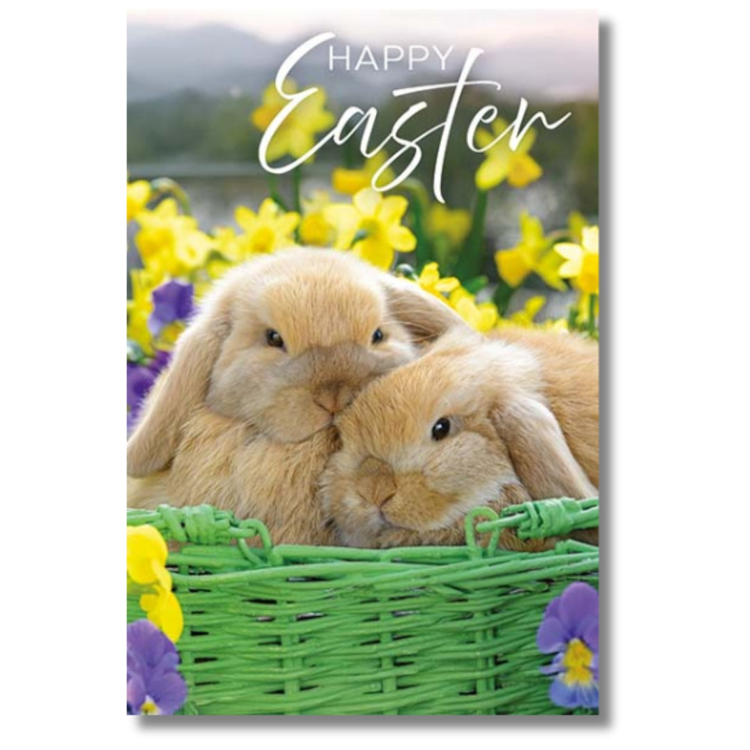 Noel Tatt Happy Easter - A Pack Of 4 Greeting Cards Of 1 Design