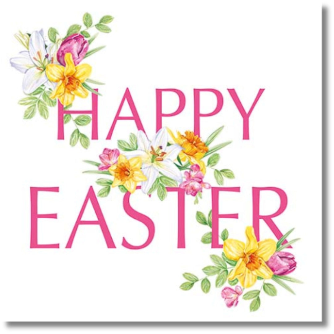 Noel Tatt Happy Easter - A Pack Of 4 Greeting Cards Of 1 Design