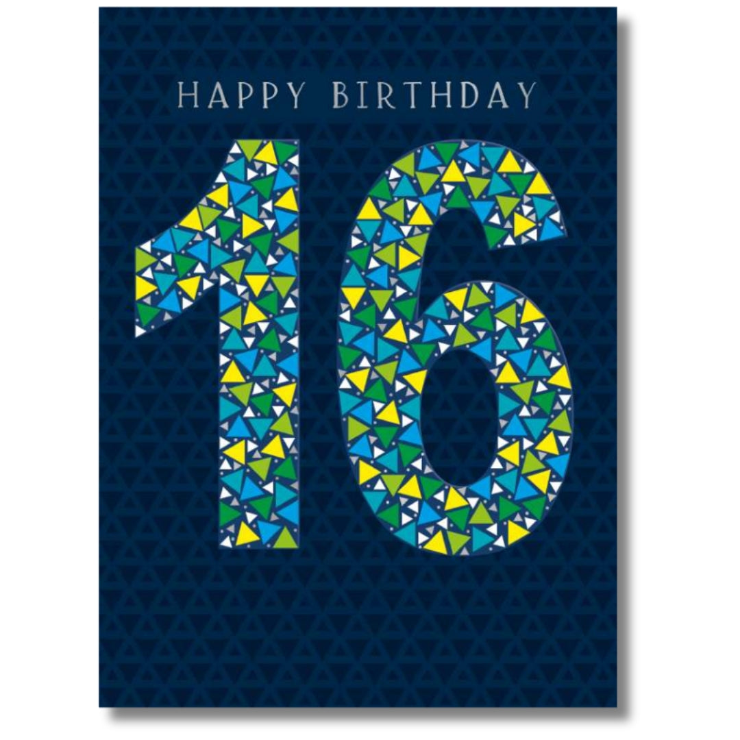 Noel Tatt Happy Birthday 16 - Greeting Card