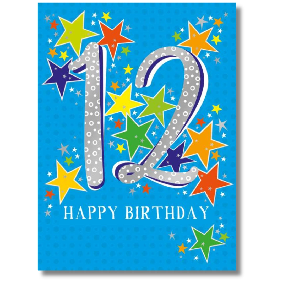 Noel Tatt 12 Happy Birthday - Greeting Card