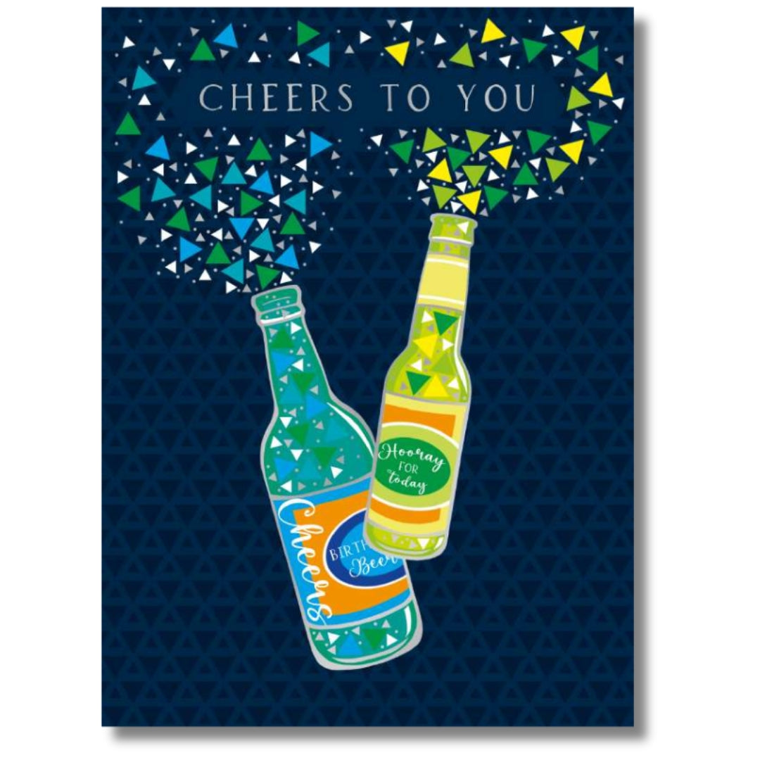 Noel Tatt Cheers To You Birthday - Greeting Card