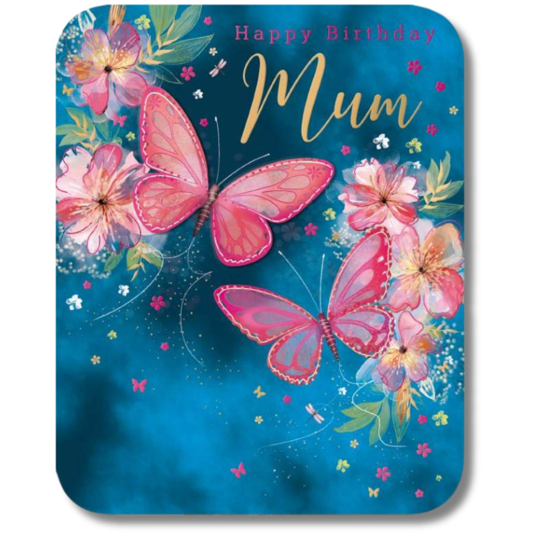 Noel Tatt Happy Birthday Mum - Greeting Card