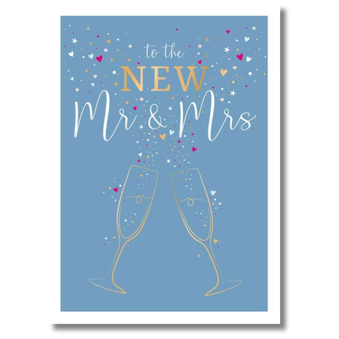 Noel Tatt To The New Mr & Mrs - Greeting Card
