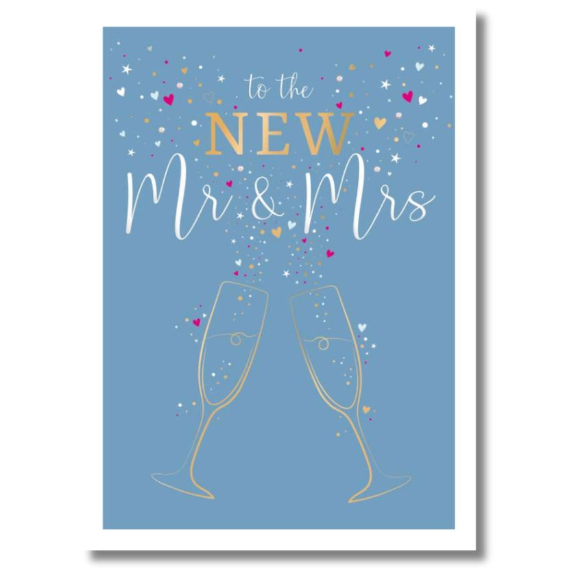 Noel Tatt To The New Mr & Mrs - Greeting Card