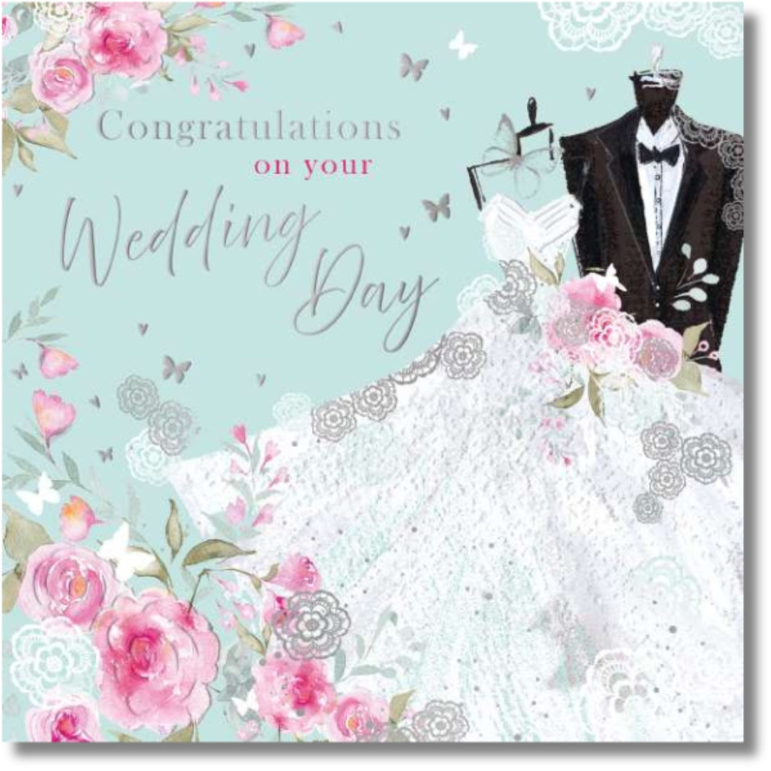 Noel Tatt Congratulations On Your Wedding Day - Greeting Card