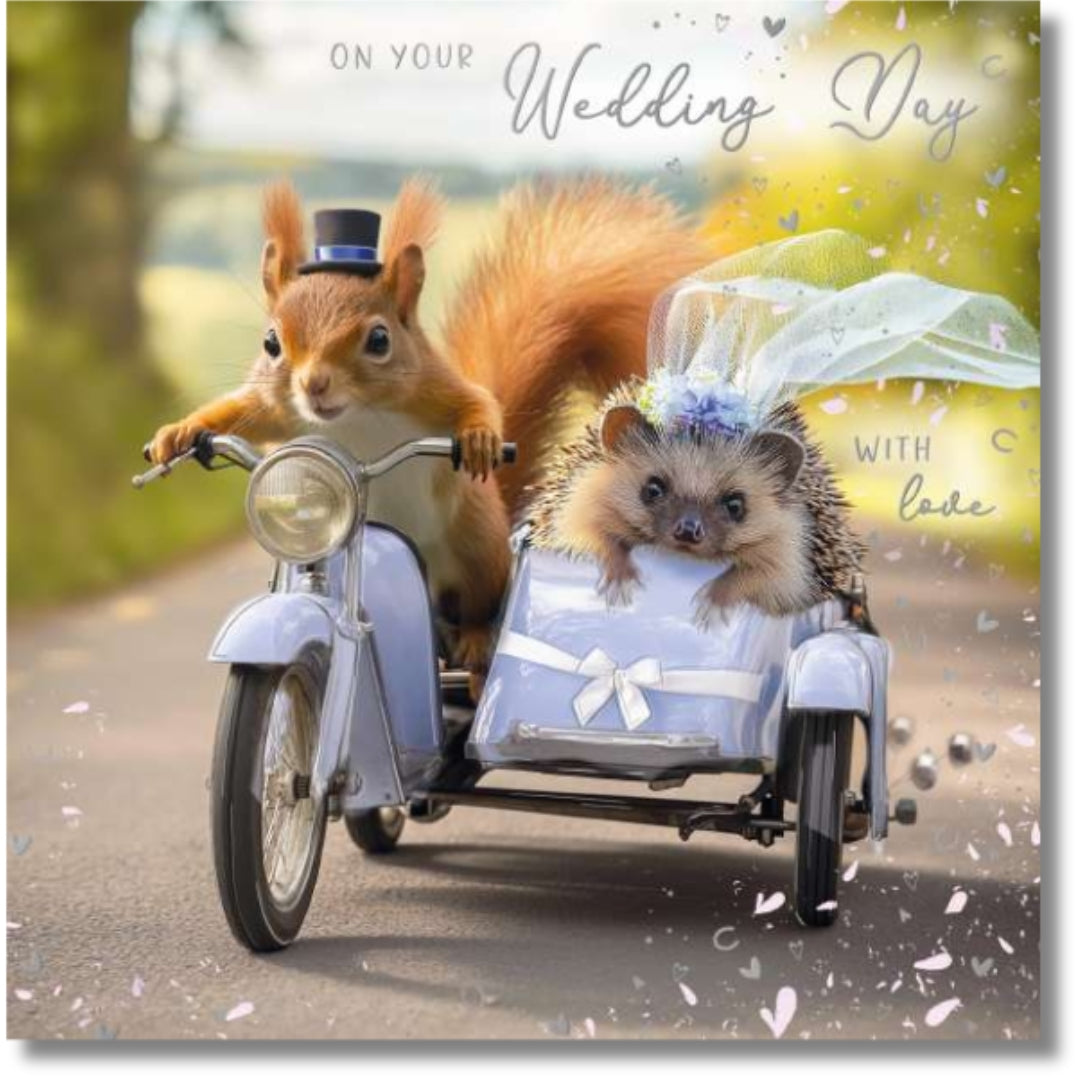 Noel Tatt On Your Wedding Day - Greeting Card