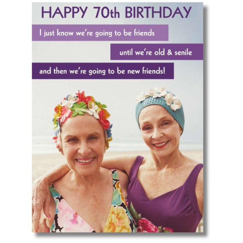 Noel Tatt Happy 70th Birthday - Greeting Card
