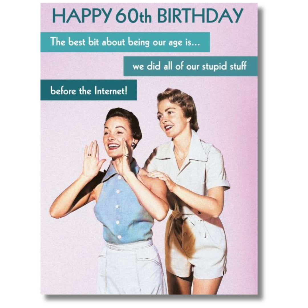 Noel Tatt Happy 60th Birthday - Greeting Card