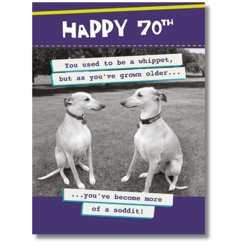 Noel Tatt Happy 70th Birthday - Greeting Card