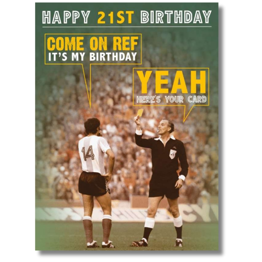 Noel Tatt Happy 21st Birthday - Greeting Card