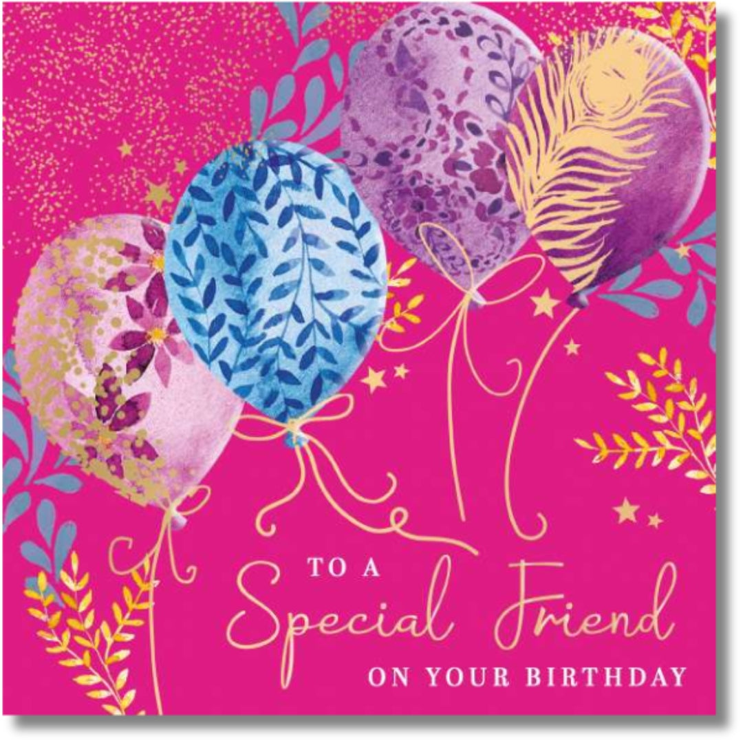 Noel Tatt To A Special Friend On Your Birthday - Greeting Card